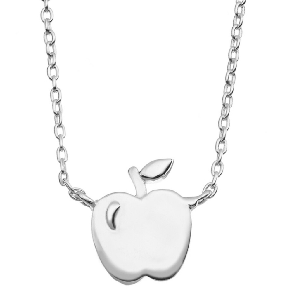 Apple Sterling Silver Necklace